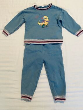 Dinosaur Fleece Sweatshirt & Jogger Set